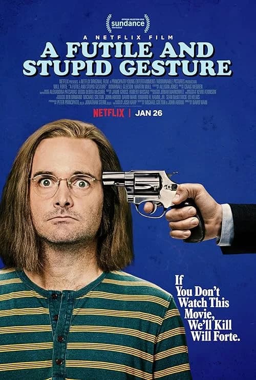 A Futile and Stupid Gesture film posteri