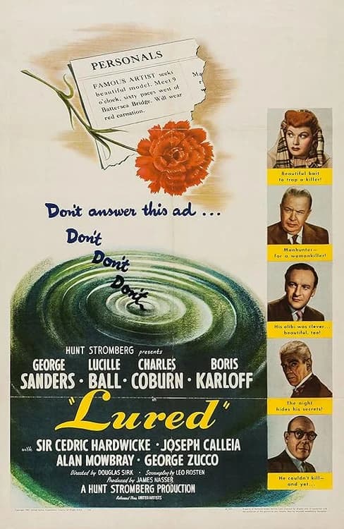 Lured film posteri
